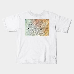 Butterfly Mandala Kids T-Shirt